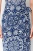 Women's Style Dress Black Floral Tie Detailed A-line Midi Woven Dress