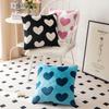 Valentine's Day Love Pillow Modern Simple Ins Plush Sofa Cushion Female Decoration Bedside Soft Pillow Cover