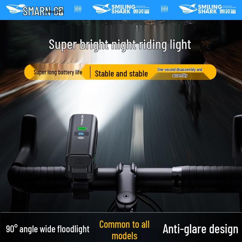 Smiling Shark D436 Rechargeable Bicycle Headlight