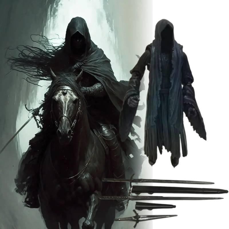 The Lord Of The Rings Nazgul Movable Figurine Model Movie Ornament Gift Garnish