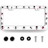 I Hope Something Good Happens To You Today License Plate Frame Funny Text License Plate Frames Stainless Steel Accessories Cars Decor With 2 Holes