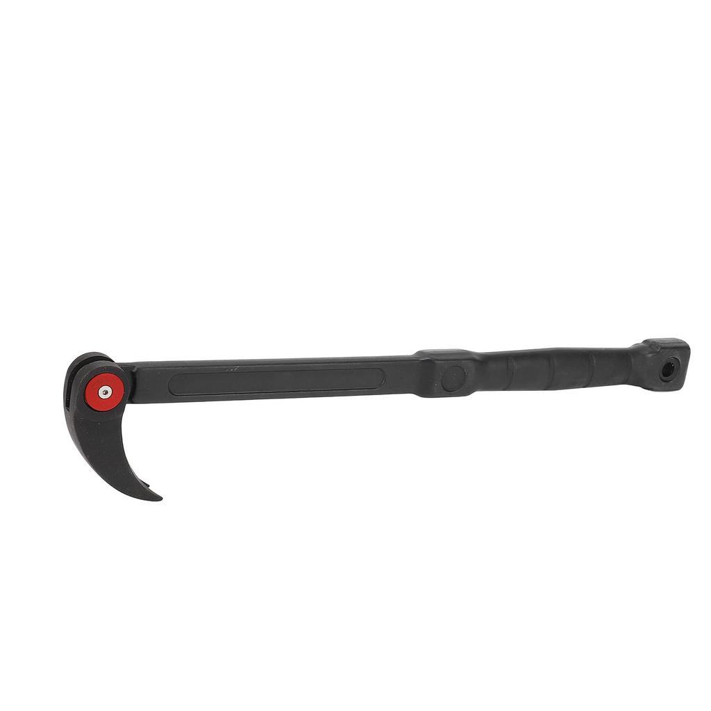 14in Rolling Head Pry Bar Cr V Steel Multifunctional Ratchet Tire Wrecking Bar for Automotive Repair
