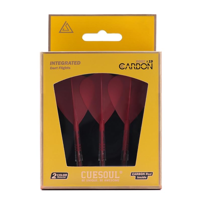 Cuesoul ROST AK57 T19 Integrated Flight Kit with Carbon Fiber Kite Set of Red Rods, Shape, 3, (CS-AK57FZ2-3)