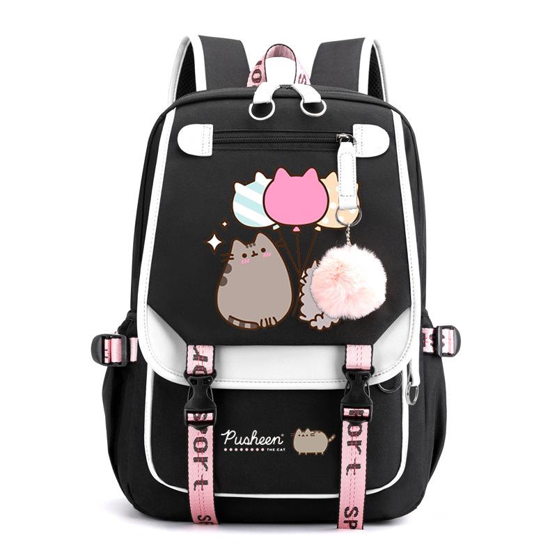 Cartoon Cute Printed School Bag Outdoor Travel Oxford Cloth Backpack