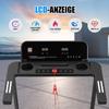 Folding treadmill for home use up to 12 km/h, with LED display, APP