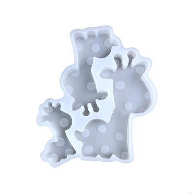 Giraffe Statue Silicone Molds for Epoxy Resin Handmade Silicone Soap Molds Sculpture Silicone Mold X3UC