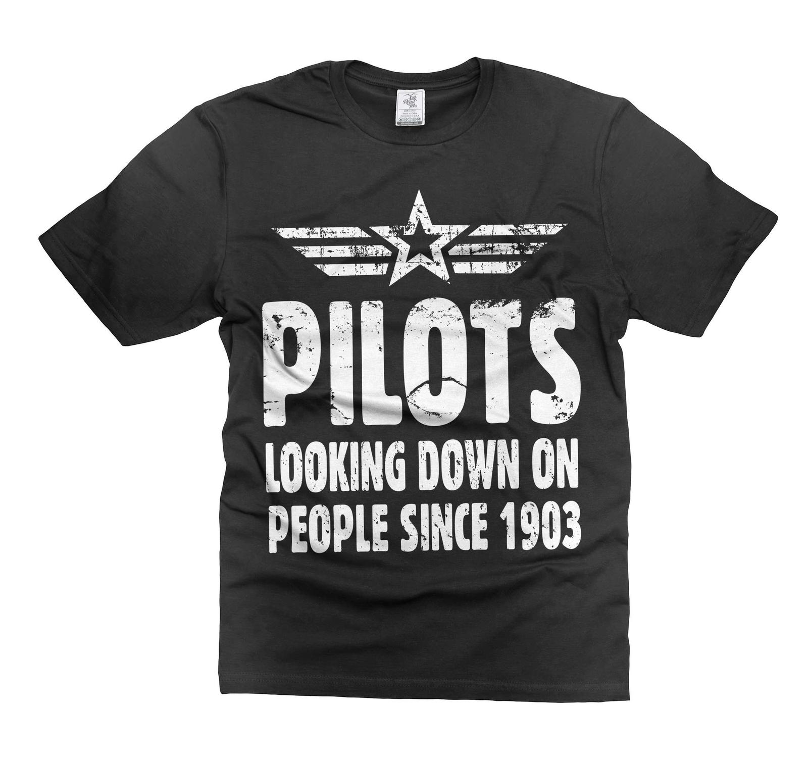 Pilots Looking Down Shirt Funny Pilot Tee Shirt Pilot Joke Shirt Aviation Shirts S