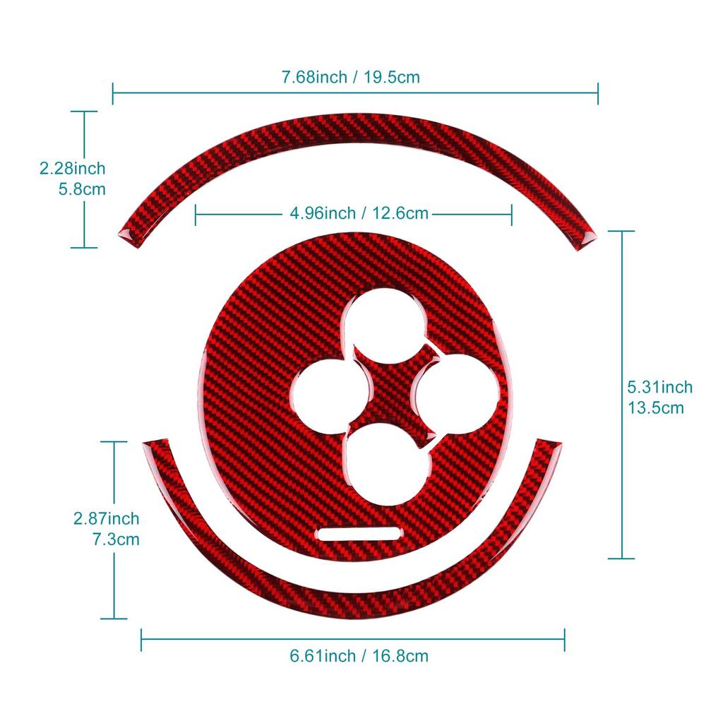 For AIRSPEED Avalto 595 695 Abarth 595 695 2012-2024 Accessories Carbon Fiber Interior Custom