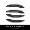 Anti Freezing 4PCS Door Handle for Tesla Model 3 Model Y Antifreeze Door Handle Sticker Refit Car Accessories Trim Decoration