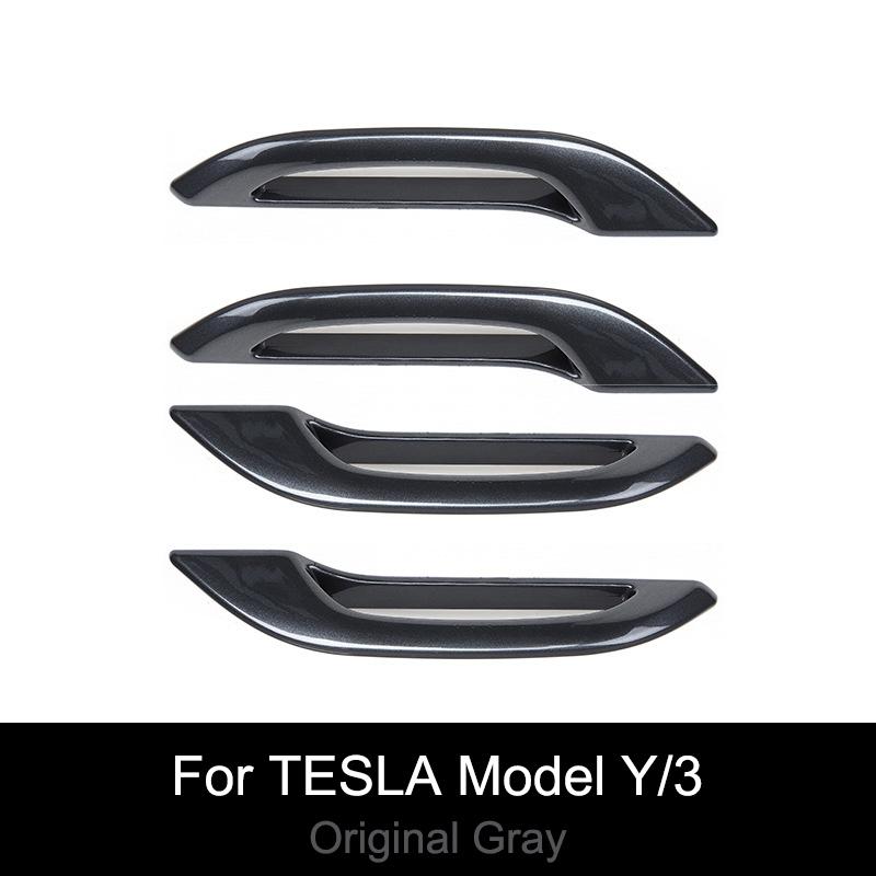 Anti Freezing 4PCS Door Handle for Tesla Model 3 Model Y Antifreeze Door Handle Sticker Refit Car Accessories Trim Decoration