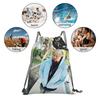 Joeyy Singer Vocalist Music Rapper Backpacks Casual Drawstring Bags Sports Bag Book Bags for Travel Students