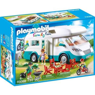 Playmobil 70088 Kamper i Rodzina, Zabawa Rodzinna, 135 elementów, Kemping