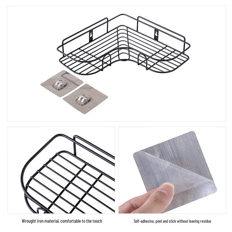 Shixun Punch-Free Iron Corner Shelf