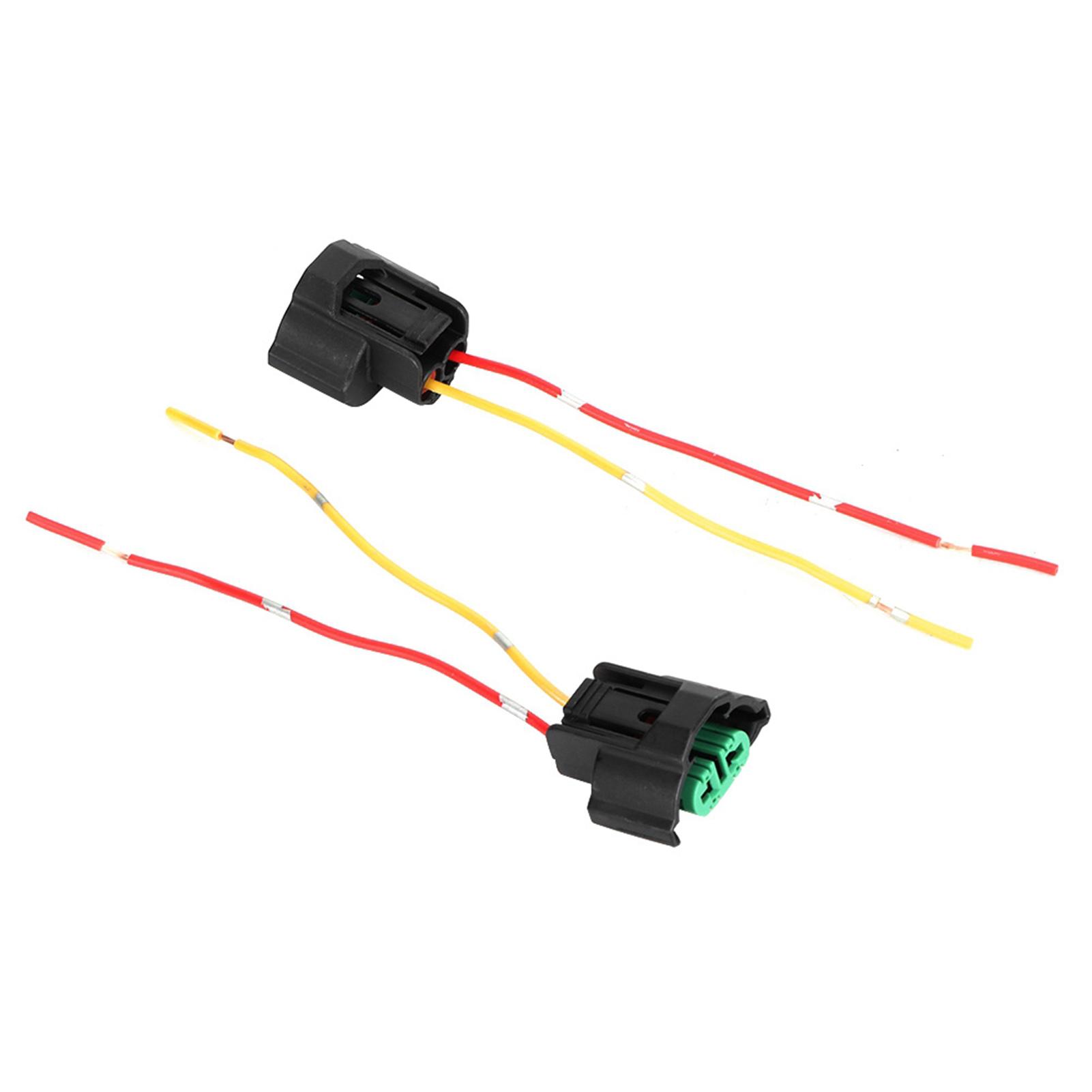 

2pcs Car Motorcycle Female Adapter Wiring Socket Base Lamp Holder Cable Connector for H8 H11