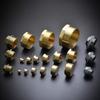 Brass 1/8" 1/4" 3/8" 1/2" 3/4" 1"- 2" BSP Male Thread Blanking End Cap Stop Plugs End Screw On Fitting Coupler Connector Adapter