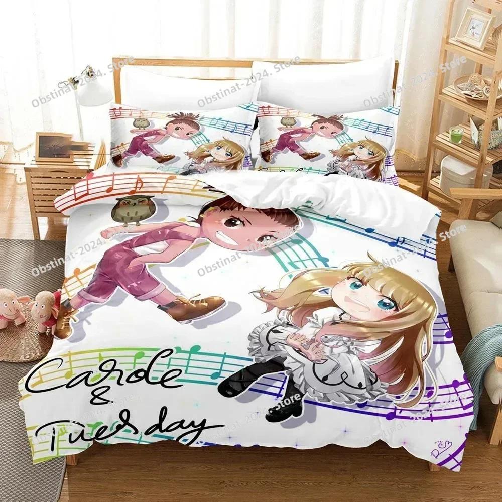 3D Carole & Tuesday Bedding Set Printed Bed Set With Pillowcase Bed Duvet Cover Soft Single Double Queen Super King Size Bedroom