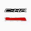4/10pcs car audio decorate 3D Aluminum Badge Emblem Sticker Car Styling For Toyota CHR C-HR 2017 2018 Accessories
