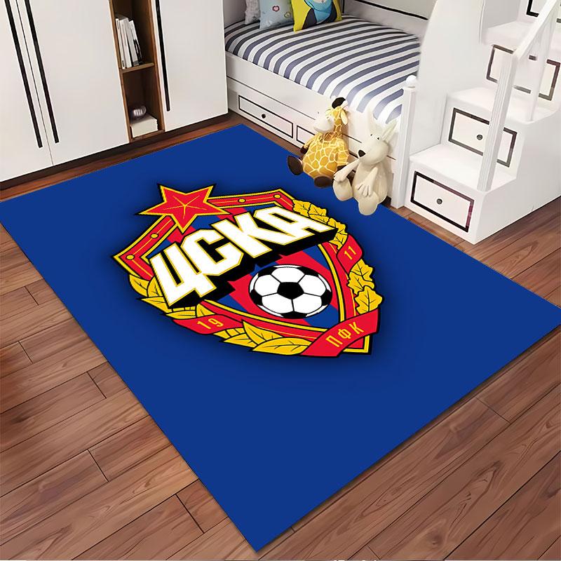 CSKA Football Club Logo Carpet suitable as a non-slip mat for the living room or bedroom sofa