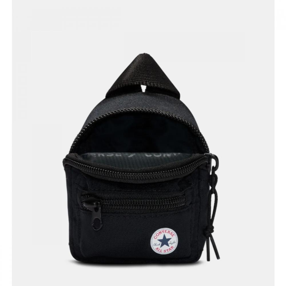 Converse Mini Backpack Pouch Travel Bag Black 10027428 A01