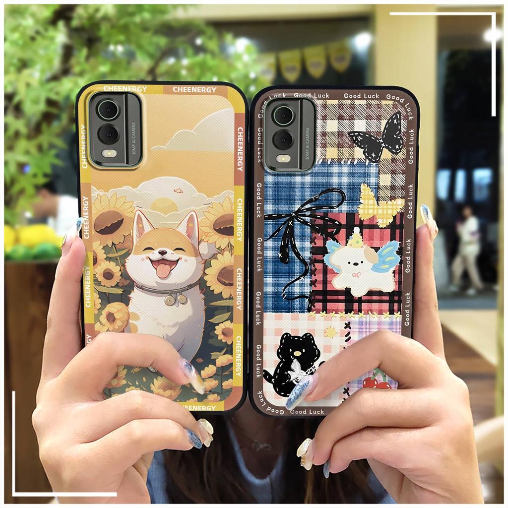 Anti-knock Anti-dust Phone Case For Nokia C32 Back Cover Phone Pouch Durable Graffiti TPU Soft case Dirt-resistant Cute