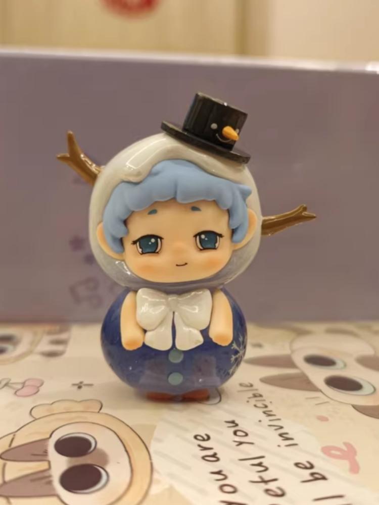Heyone New Mini Lost Time Town Series Mini Cute Beans Trendy Action Figures Collectible Model Surprise Toy For Kids Adults Children's Birthday Gift