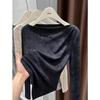 Early Autumn Tie-Dye Long Sleeve T-Shirt: Fashionable Inner Wear Top