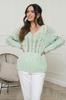 Cleo Sweater Pistachio Color