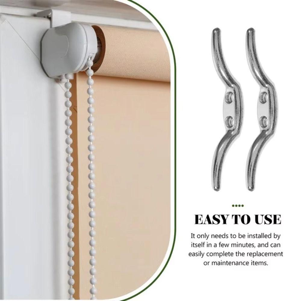 Metal Safety Rope Adjustable Window Hook Accessories Curtain Hooks Vertical Rope Pulls