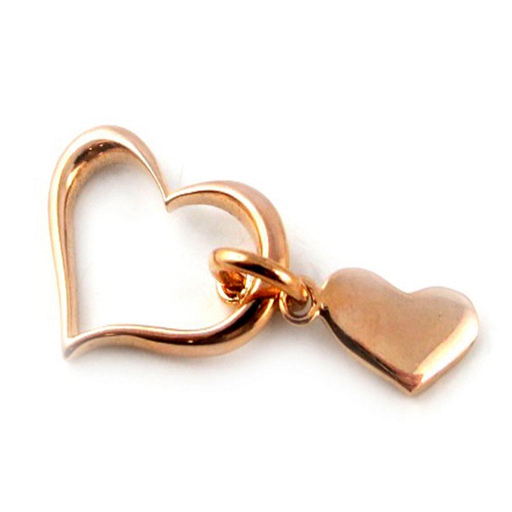 Les Trésors De Lily [D0982] - Gold 'I Love Mom' Pendant /