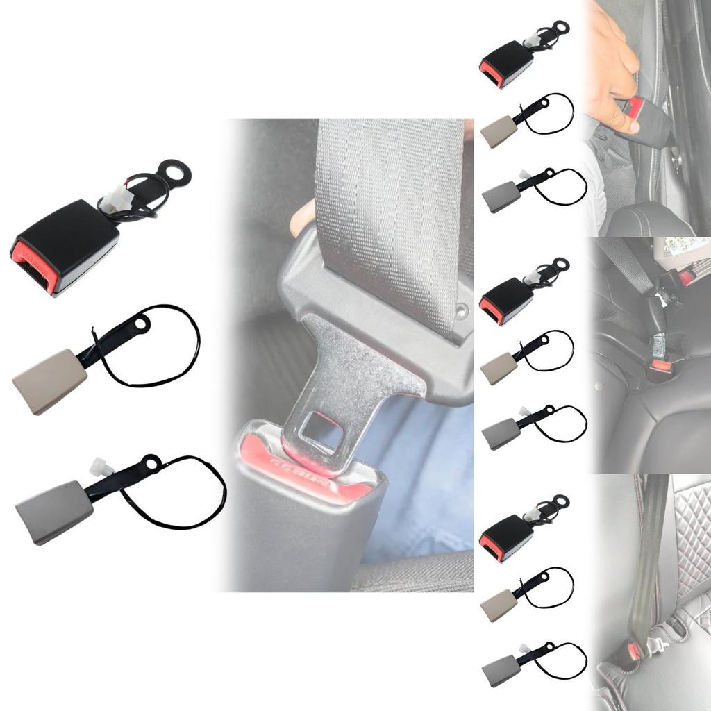 Automotive Safety Belt Buckle Connector With Warning Signal For Car Safety And Security