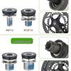 High Carbon Steel Anti-slip Hexagon/Square/Splined Crank Screws for Bicycle Bottom Bracket - M8/10/12/15.