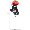 Realistic Halloween Artificial Rose 38cm Fake Flower Spider Rose Bouquet  Vase Arrangement