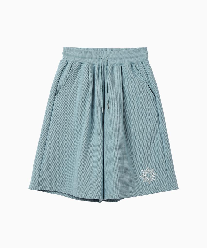Minasu Waffle Sweat Training Bermuda Pants