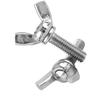 5pcs Bag 304 Stainless Steel Wing Butterfly Screws Bolts Machine Repair Accessory(M5 * 20mm)