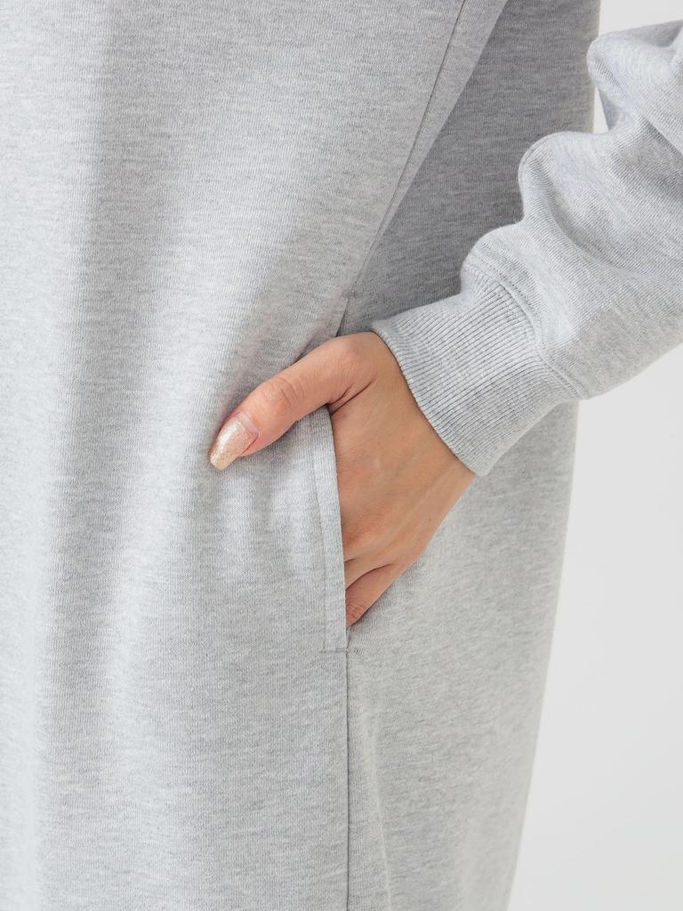 B:MING LIFE STORE by BEAMS Women's Fleece Dress with Sleeve Form (S-M) Black, Size S