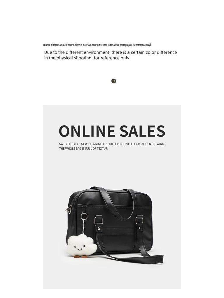 Japanese JK Style Large Capacity Tote & Crossbody Bag