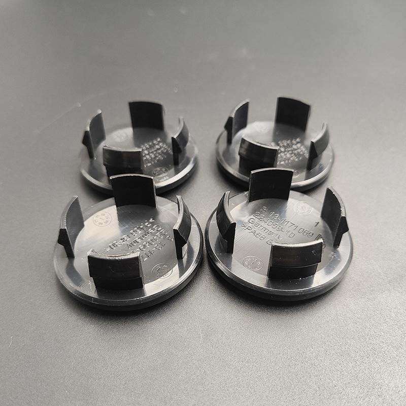 4pcs 54mm ABS Logo S Wheel Center Caps Car Emblem Rims Cover Hub Caps