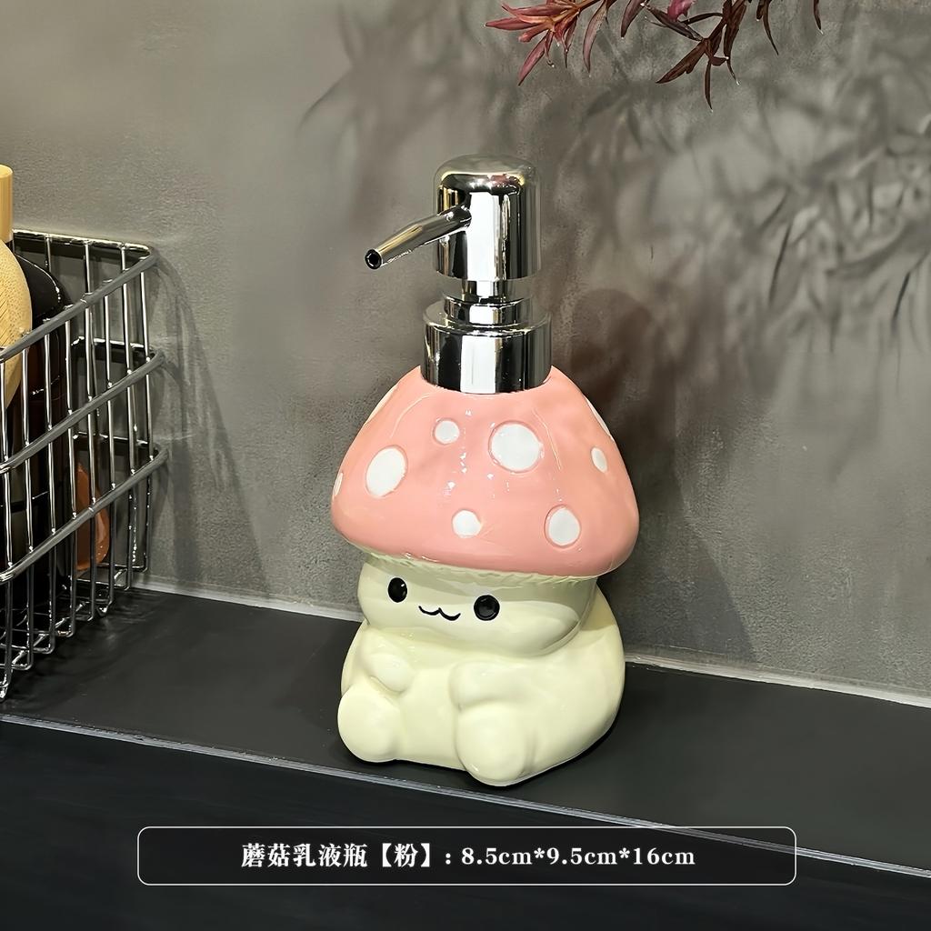 Soap Dispenser Cartoon Lamb Hand Sanitizer Bottle Shower Gel Dispenser Bottle Press Bottle Ceramic Shower Shampoo Dispenser