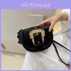 Chic Street Style Saddle Bag Women Bags 2023 Minimalist Shoulder Crossbody