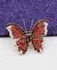 Bridal wedding brooch, three-dimensional butterfly brooch, full diamond micro inlaid wedding shawl, birthday gift