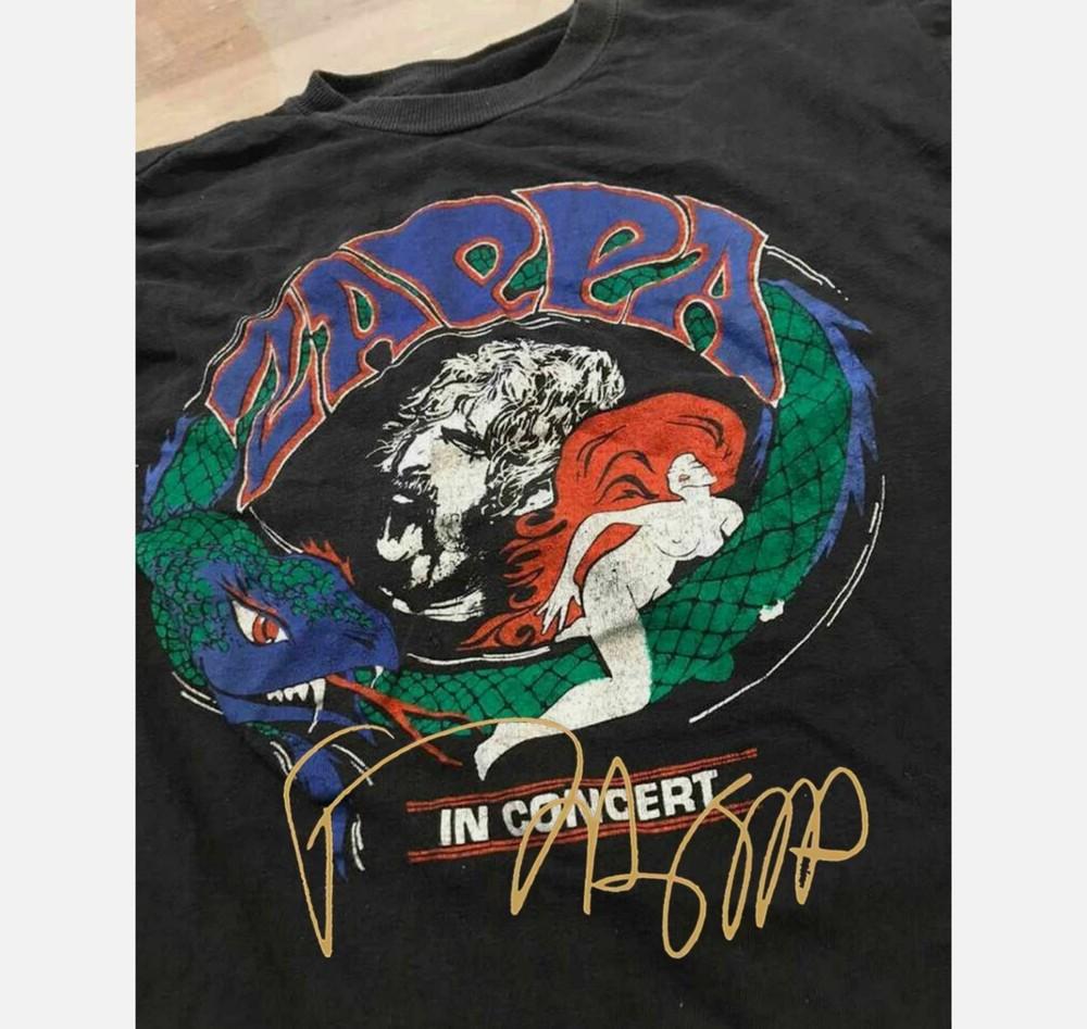 

Rare 70s Frank Zappa Concert Black All size New T-shirt XL