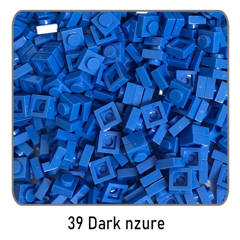 500Pcs Diy Pixel Art Building Blocks Thin Figures Bricks Compatible With 3024 1X1 Square Bricks Bulk Assemble Toys Gift For Chil