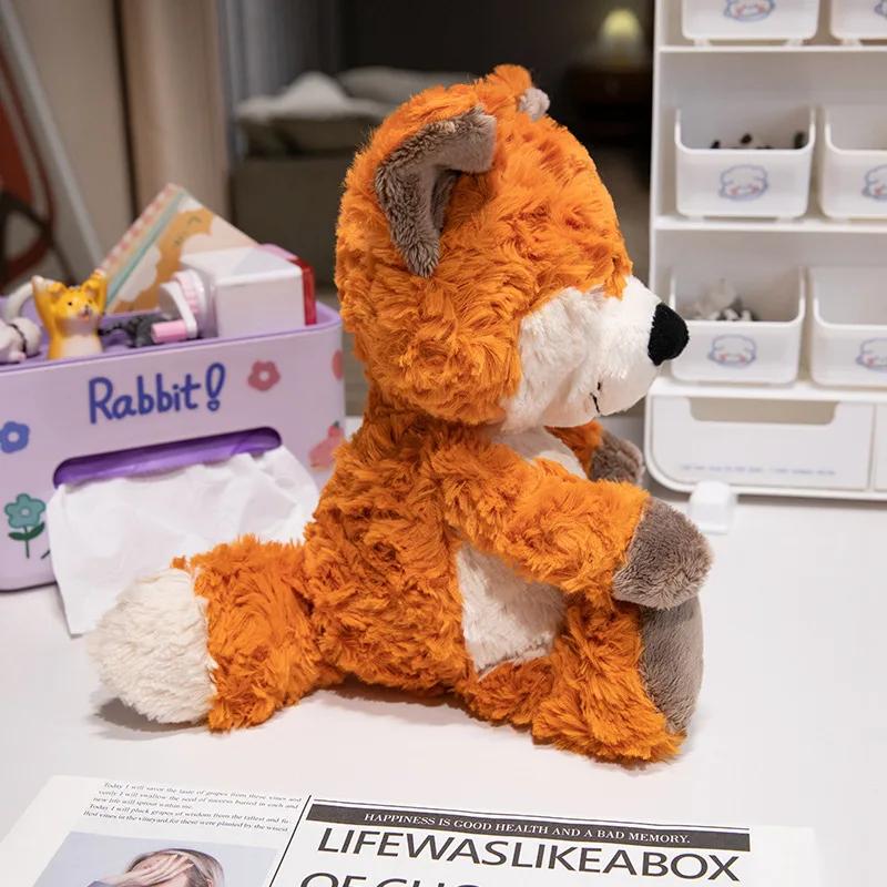 Sloth Raccoon Plush Gray Fox Toy Baby Appease Doll Huggble Doll Kids Birthday Gift Kawaii Stuffed Animal Gift Decor