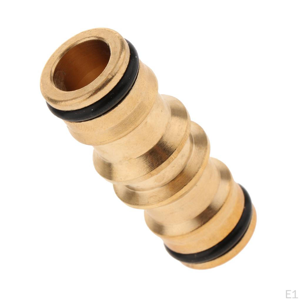 Brass Quick Connector Hose Connector, 1/2 '' Male to Male, Garden