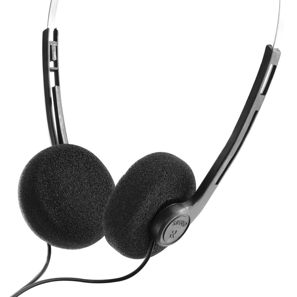 Hama Germany Slight II Black Wired Headphones, 3.5mm, Officially Imported