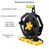Cord Management Storage Reel Cable Organizing Reel Manual Wire Storage Organizers With Swivels Design