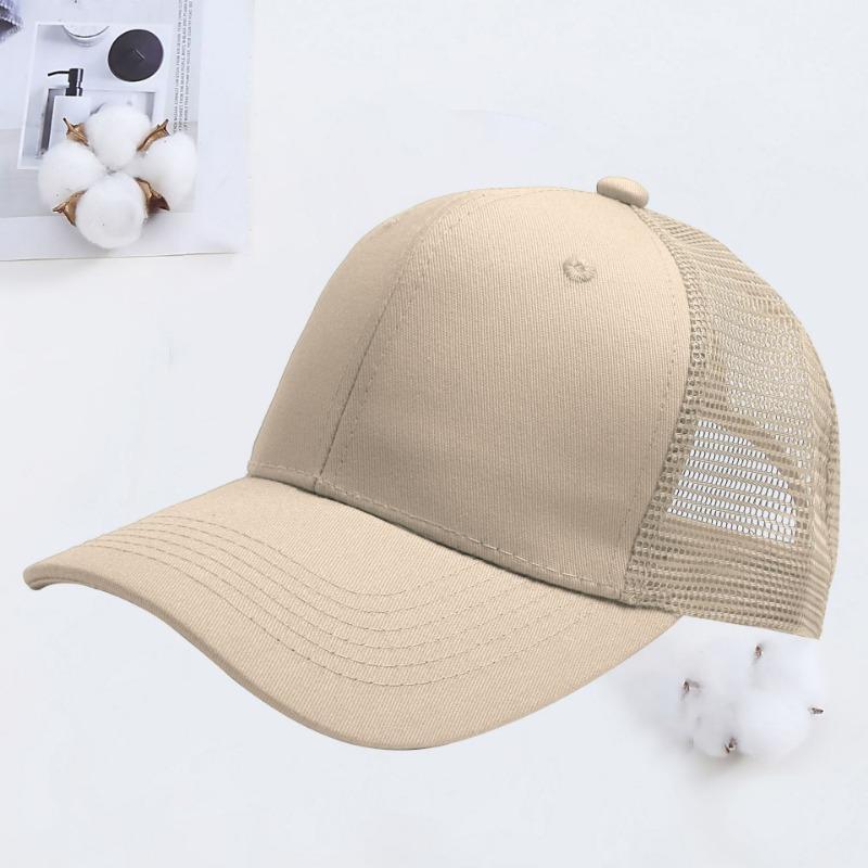 Cotton Baseball Net Cap Summer Travel Shade Sun Protection Cap Embroidery