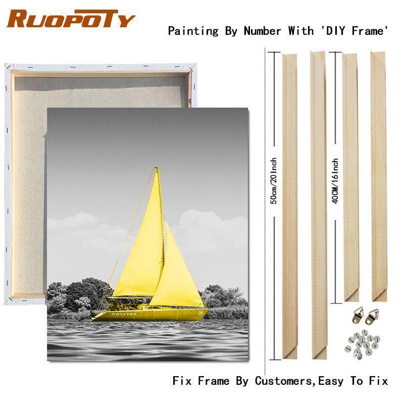 RUOPOTY Painting By Numbers Red Wine Canvas Oil Painting: Hand Painting Modern Wall Art For Adults And Children By Numbers