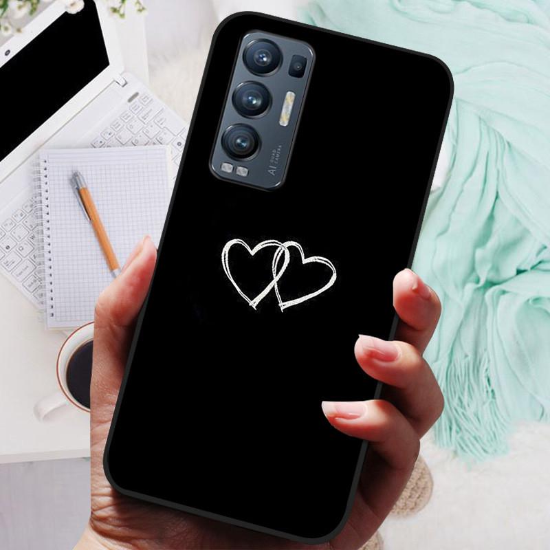 For OPPO Find X3 Neo Case Black Cover Lion Wolf Silicone Soft Back Cases For OPPO Find X3 Lite Phone Case Reno 5 Pro Plus 5G