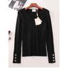 T's US Single High Quality Normcore Casual V-neck Long Sleeves Bottoming Shirt Export Silm Knitwear